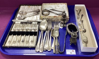 Lot 42 - A Hallmarked Silver Salt and Pepperette,...