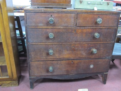 Lot 1501 - Early XIX Century Oak Chest of Drawers, with...