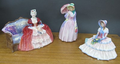 Lot 1223 - Royal Doulton Figurines, 'Belle O' The Ball'...