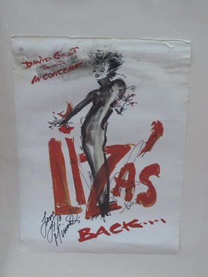 Lot 1441 - Liza Minelli Autograph, black pen signed...