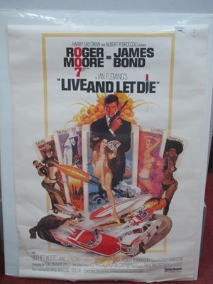 Lot 1466 - James Bond - 'Live and Let Die' poster...