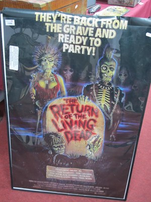 Lot 1359 - 'Return of The Living Dead' Poster, 91 x 61cm.