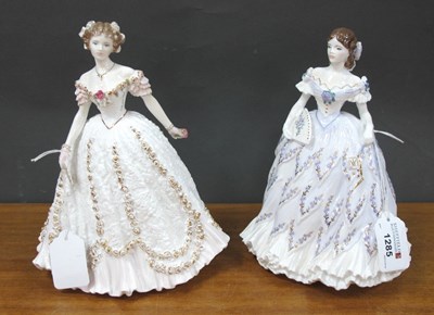 Lot 1285 - Royal Worcester Figurines, 'The Last Waltz'...