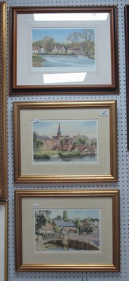 Lot 1447 - John Rudkin, coloured prints, Sprotbrough,...