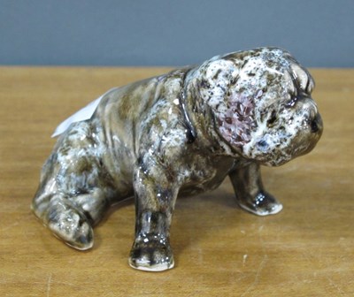 Lot 1271 - Anita Harris Model of a 'British Bulldog' gold...