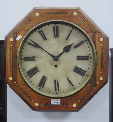 Lot 1485 - XIX Century Wall Clock with 30-Hour Movement,...