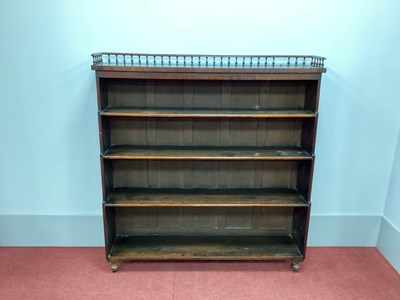 Lot 1473 - A XIX Century Mahogany Waterfall Bookcase,...