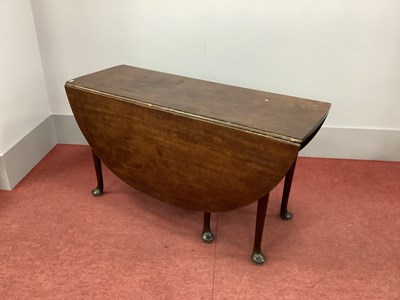 Lot 1501 - A Mid XVIII Century Mahogany Pad Foot Table,...