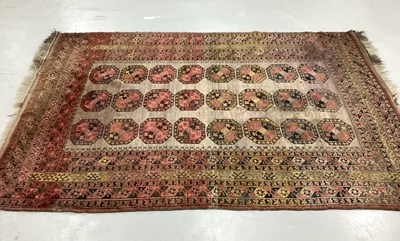 Lot 1486 - XX Century Wool Carpet, Afganistan border...