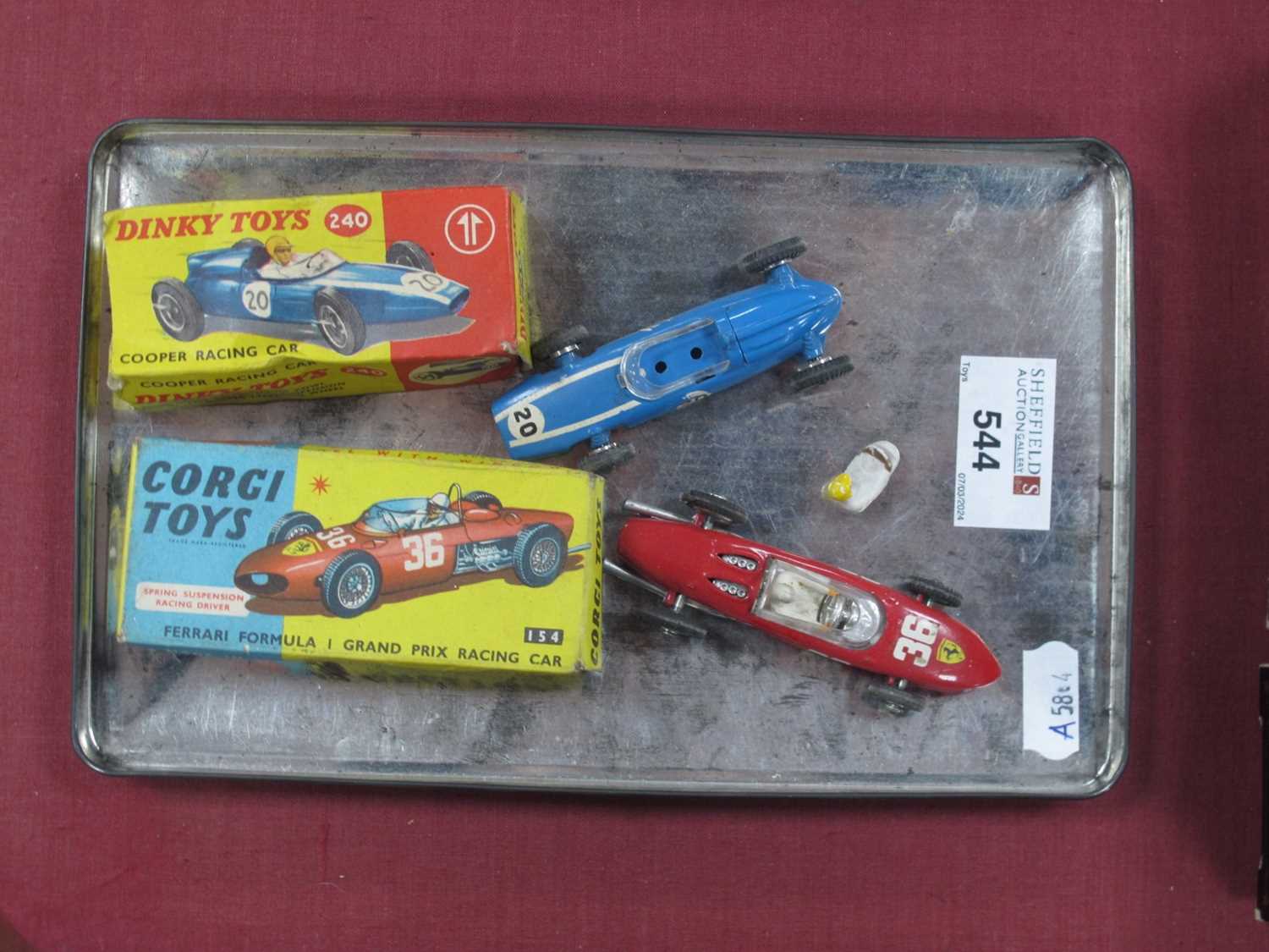 Lot 544 - Two Diecast Model Formula One Racing Cars,...