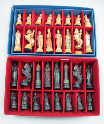 Lot 1110 - Charlemagne Boxed Full Set of Chess Pieces:-...