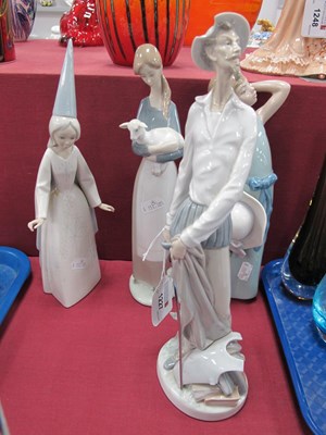 Lot 1227 - Lladro Pottery Figurines, including Swordsman,...