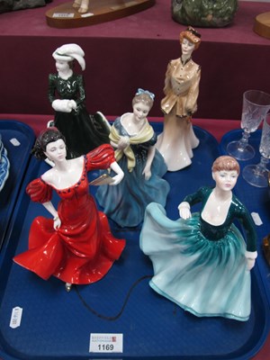 Lot 1169 - Royal Doulton Figurines "Kate Hannigan" HN...