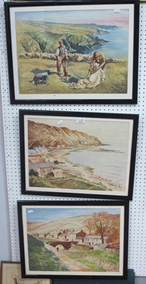 Lot 1479 - Arthur Ward (1906-95) 1980's Coastal Scene...