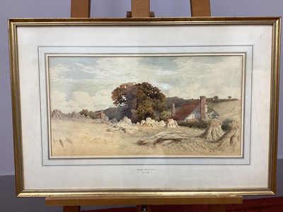 Lot 1236 - WILLIAM GOSLING (1824-1883) 
Harvest,...