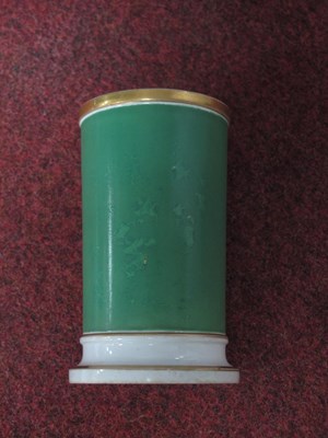 Lot 1062 - A Rockingham Porcelain Candle Holder and...