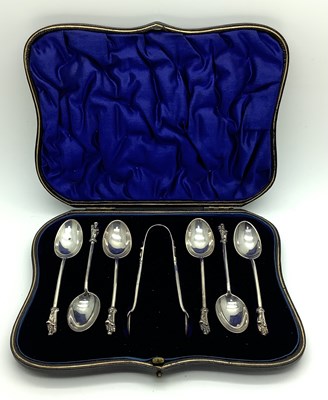 Lot 110 - A Matched Set of Six Hallmarked Silver Apostle...
