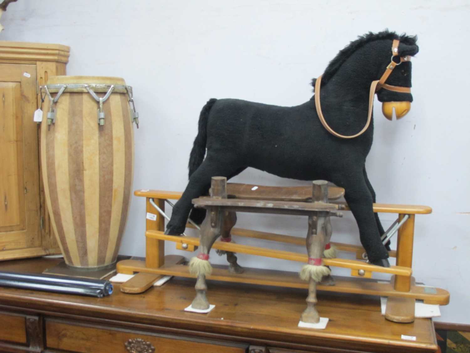 Lot 1553 - Mamas and Papas Rocking Horse, freestanding...