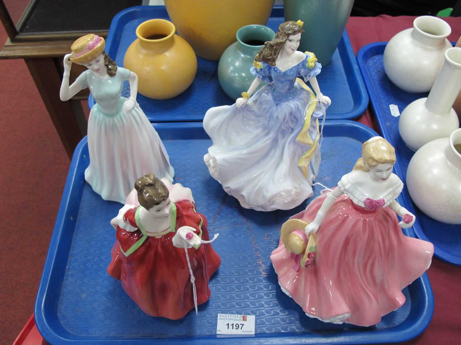 Lot 1197 - Royal Doulton Figurines, 'Rosie', 'Flower of...