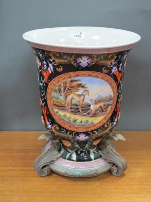 Lot 1189 - XIX Century Style Pottery Jardiniere,...
