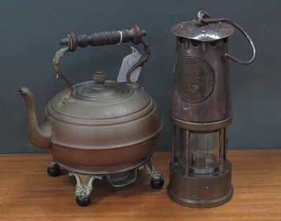 Lot 1411 - Miners Lamp by Projector Lamp Lighting Co,...