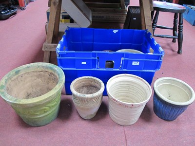 Lot 1112 - Terracotta, Pottery, and Glazed Plant Pots,...