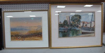 Lot 1458A - In The Style of Douglas Ion Smart, watercolour...