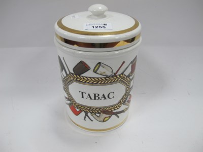 Lot 1255 - FornasettiTobacco Jar, circa 1960's/70's,...