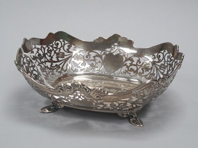 Lot 19 - A Decorative Pierced Hallmarked Silver Dish,...