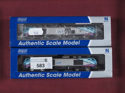 Lot 583 - Two Dapol 'N' Gauge Cased Ref No. 2D-022-009...