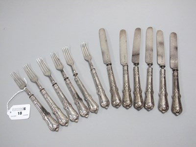 Lot 18 - A Set of Six Victorian Hallmarked Silver...