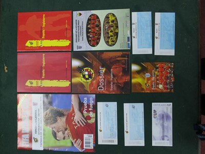 Lot 508 - Spain v. England 2009 Football Programme,...