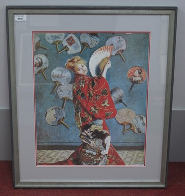 Lot 1461 - Modern Monet Colour Print 'La Japonaise',...