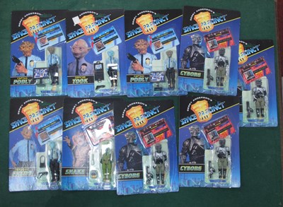 Lot 475 - Nine Gerry Anderson's Space Precinct Plastic...