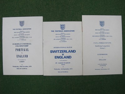 Lot 616 - England Itineraries - 1974 at Luxembourg -...