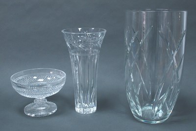 Lot 1008 - A Waterford Cut Glass Vase, signature edition...