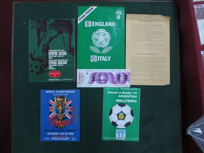 Lot 577 - 1975 Cyprus v. England Football Programme,...