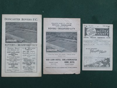 Lot 787 - 1945-6 Bradford City Away Programmes at Notts...