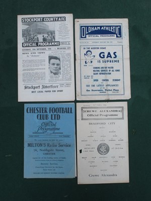 Lot 789 - 1946-7 Bradford City Away Programmes, at...