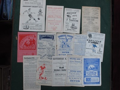 Lot 799 - 1952-3 Bradford City Away Programmes, at...