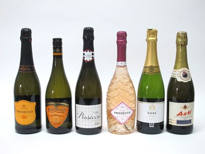 Lot 1406 - Prosecco - Six Assorted Bottles of Prosecco,...