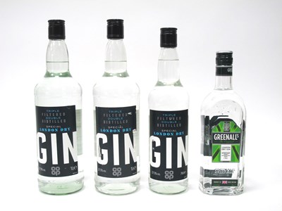 Lot 1408 - Gin - Coop Special London Dry Gin, two 1 litre...