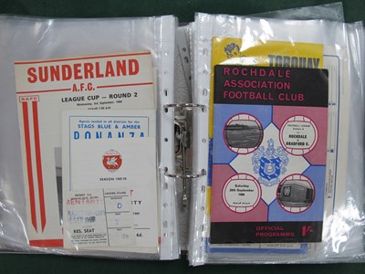 Lot 815 - Bradford City Away Programmes 1968-9...