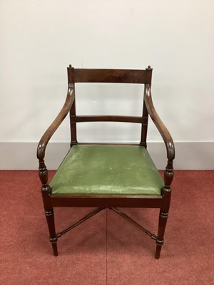 Lot 1495 - An Early XIX Century Mahogany Carver Chair,...