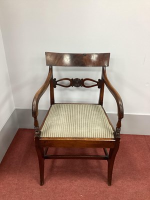 Lot 1496 - A XIX Century Mahogany Carver Chair, with...