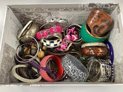 Lot 64 - A Quantity of Modern Costume Bangles and...