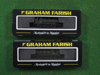 Lot 590 - Two Graham Farish 'N' Gauge Cased G.W.R 0-6-0...