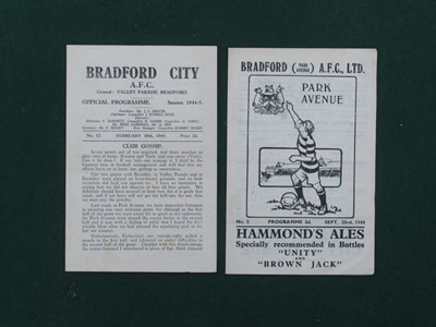 Lot 743 - Bradford City v. Bradford Park Avenue...