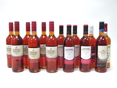 Lot 1403 - Rose Wine - Including Spring Valley, 6 bottles;...