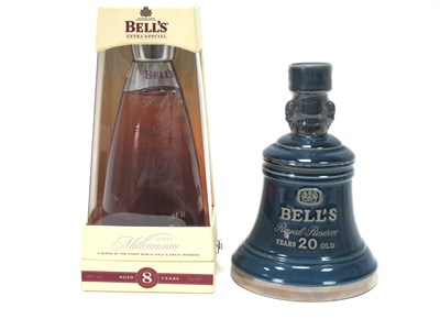 Lot 1417 - Whisky - Bell's Millennium 2000 Whisky Aged 8...